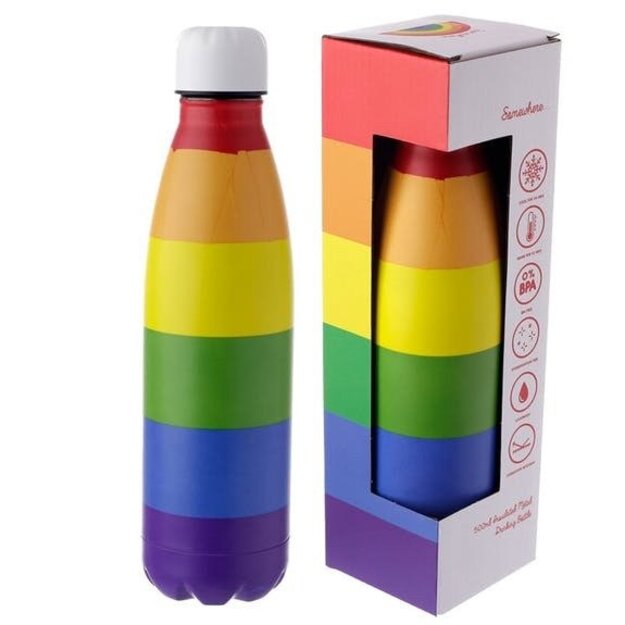 Plieninė gertuvė SOMEWHERE RAINBOW, 500ML